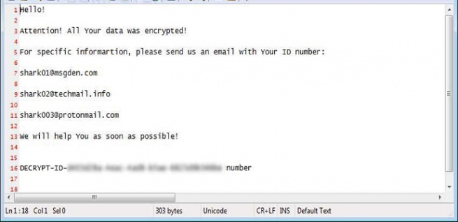 SHARK RANSOMWARE